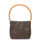 Shoulder Bag Looping MM Brown Monogram Canvas