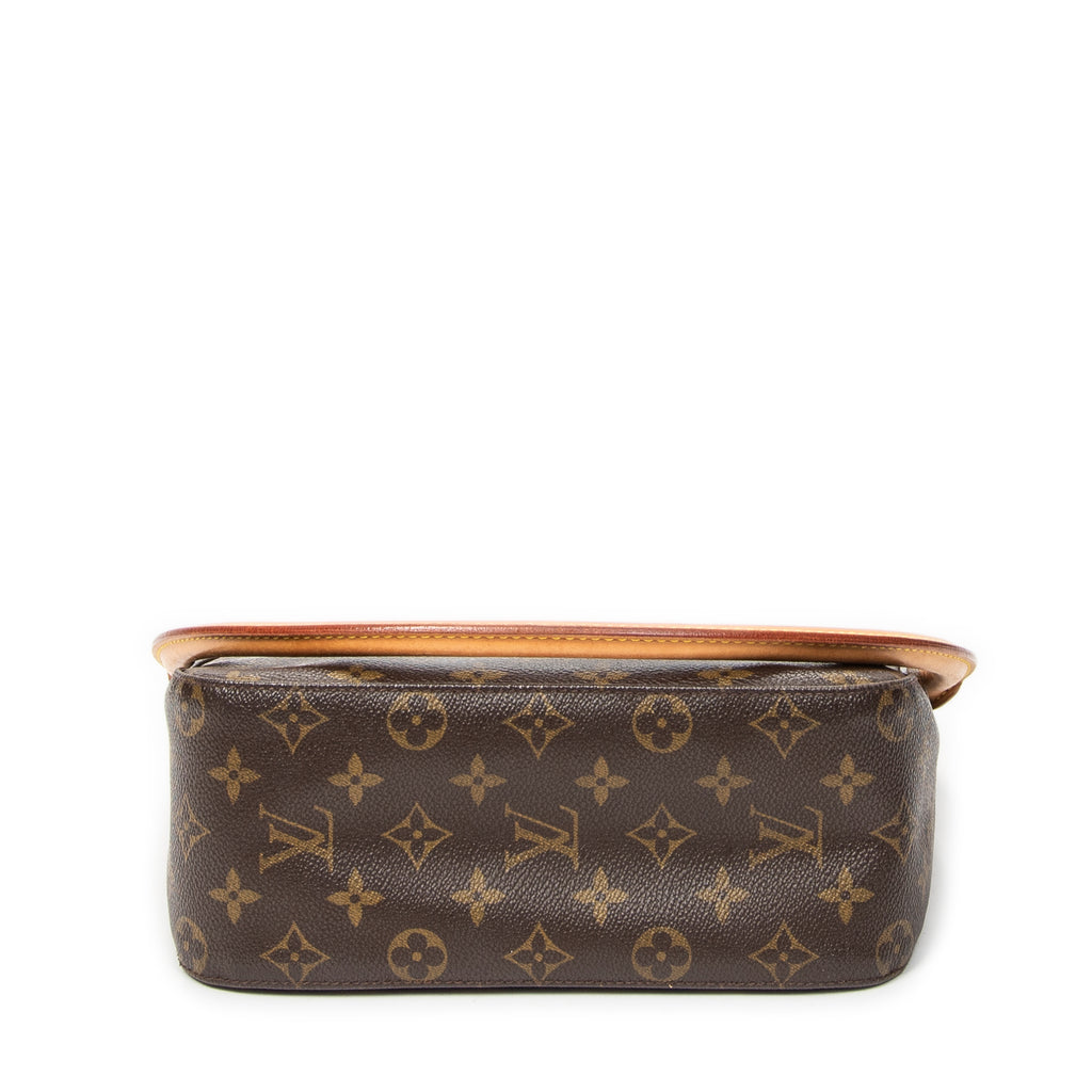 Shoulder Bag Looping MM Brown Monogram Canvas