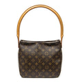 Shoulder Bag Looping MM Brown Monogram Canvas
