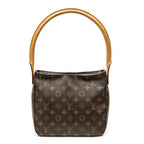 Shoulder Bag Looping MM Brown Monogram Canvas
