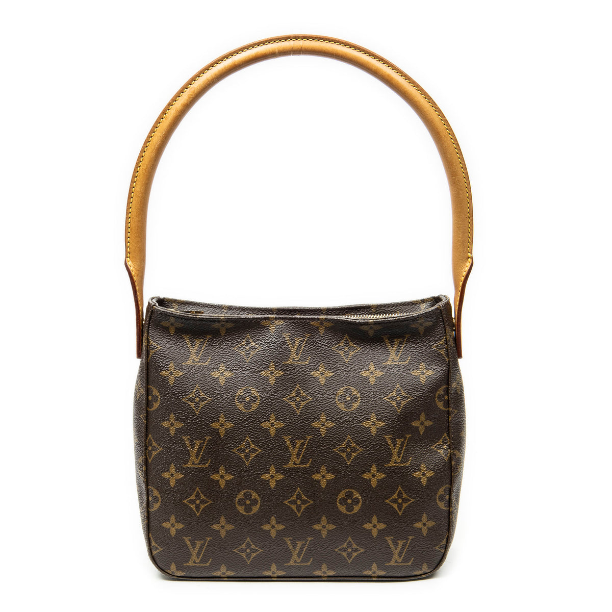 Shoulder Bag Looping MM Brown Monogram Canvas