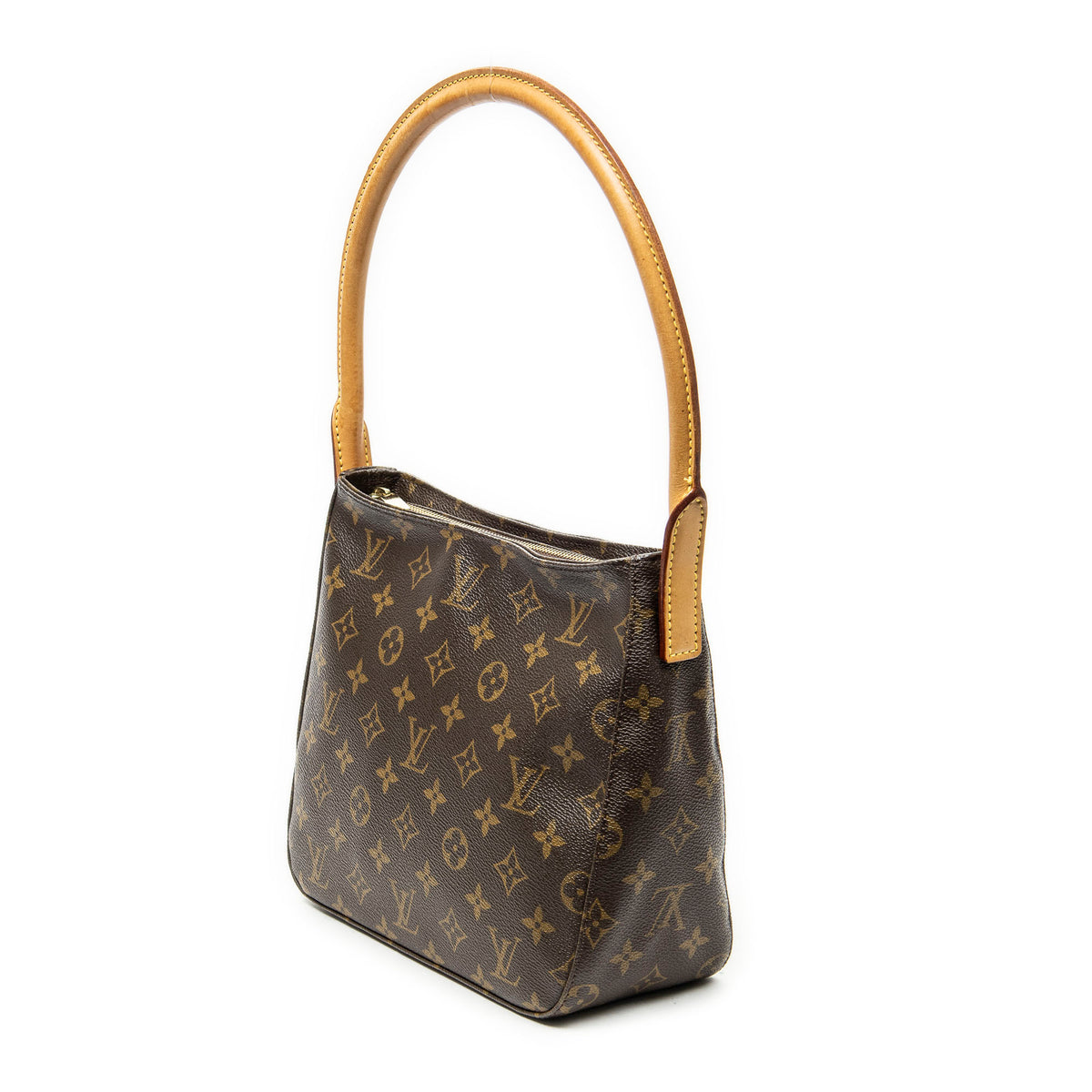 Shoulder Bag Looping MM Brown Monogram Canvas
