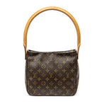 Shoulder Bag Looping MM Brown Monogram Canvas
