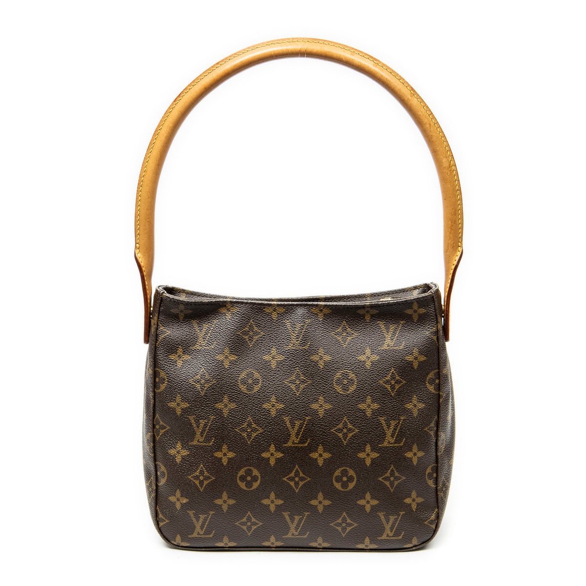 Shoulder Bag Looping MM Brown Monogram Canvas