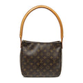 Shoulder Bag Looping MM Brown Monogram Canvas