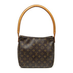 Shoulder Bag Looping MM Brown Monogram Canvas