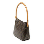Shoulder Bag Looping MM Brown Monogram Canvas