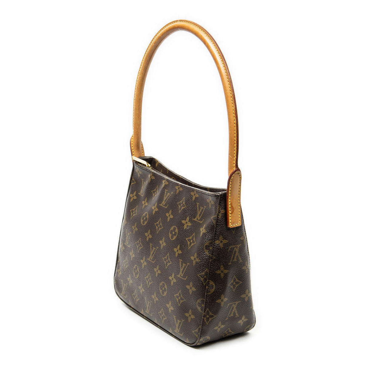 Shoulder Bag Looping MM Brown Monogram Canvas