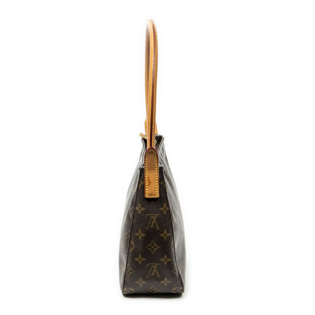 Shoulder Bag Looping MM Brown Monogram Canvas