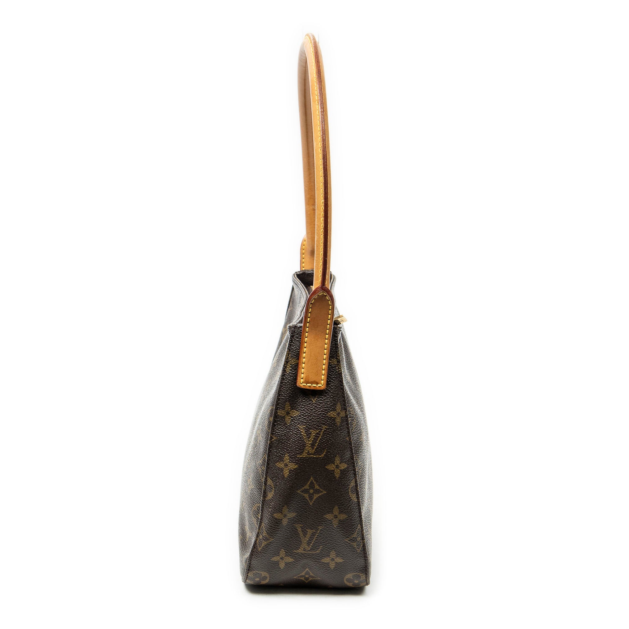 Shoulder Bag Looping MM Brown Monogram Canvas