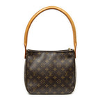 Shoulder Bag Looping MM Brown Monogram Canvas