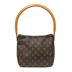 Shoulder Bag Looping MM Brown Monogram Canvas