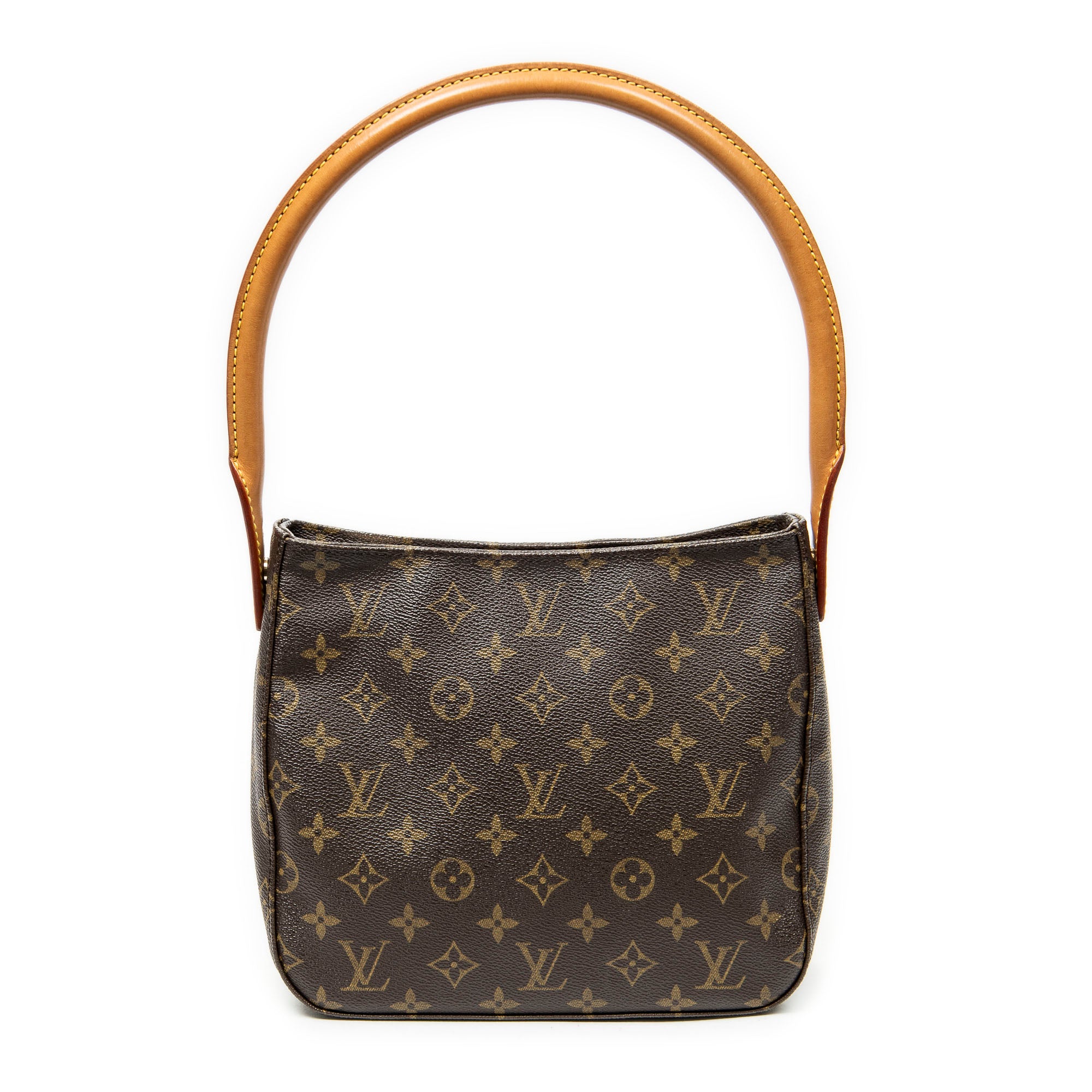 Shoulder Bag Looping MM Brown Monogram Canvas
