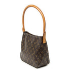 Shoulder Bag Looping MM Brown Monogram Canvas