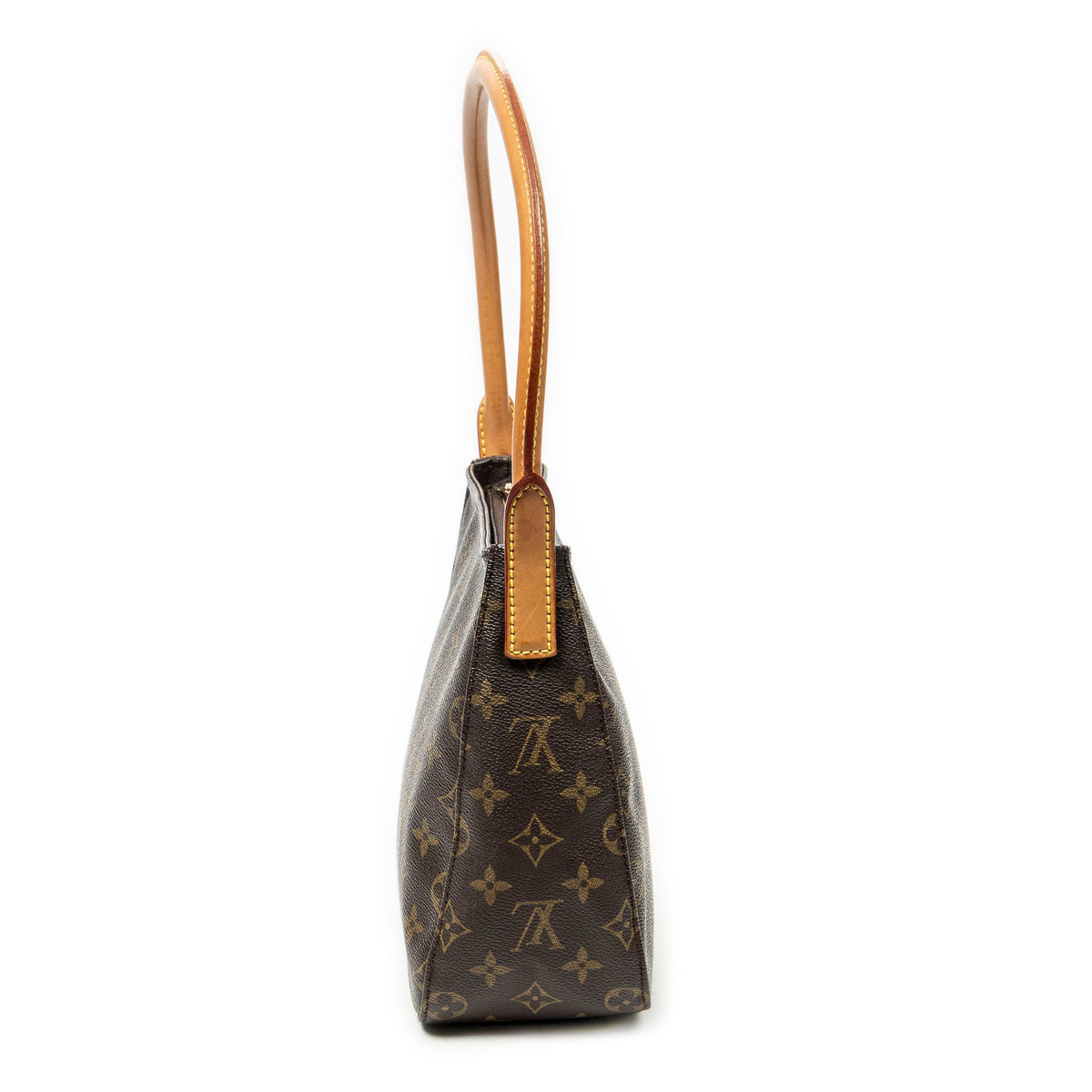 Shoulder Bag Looping MM Brown Monogram Canvas