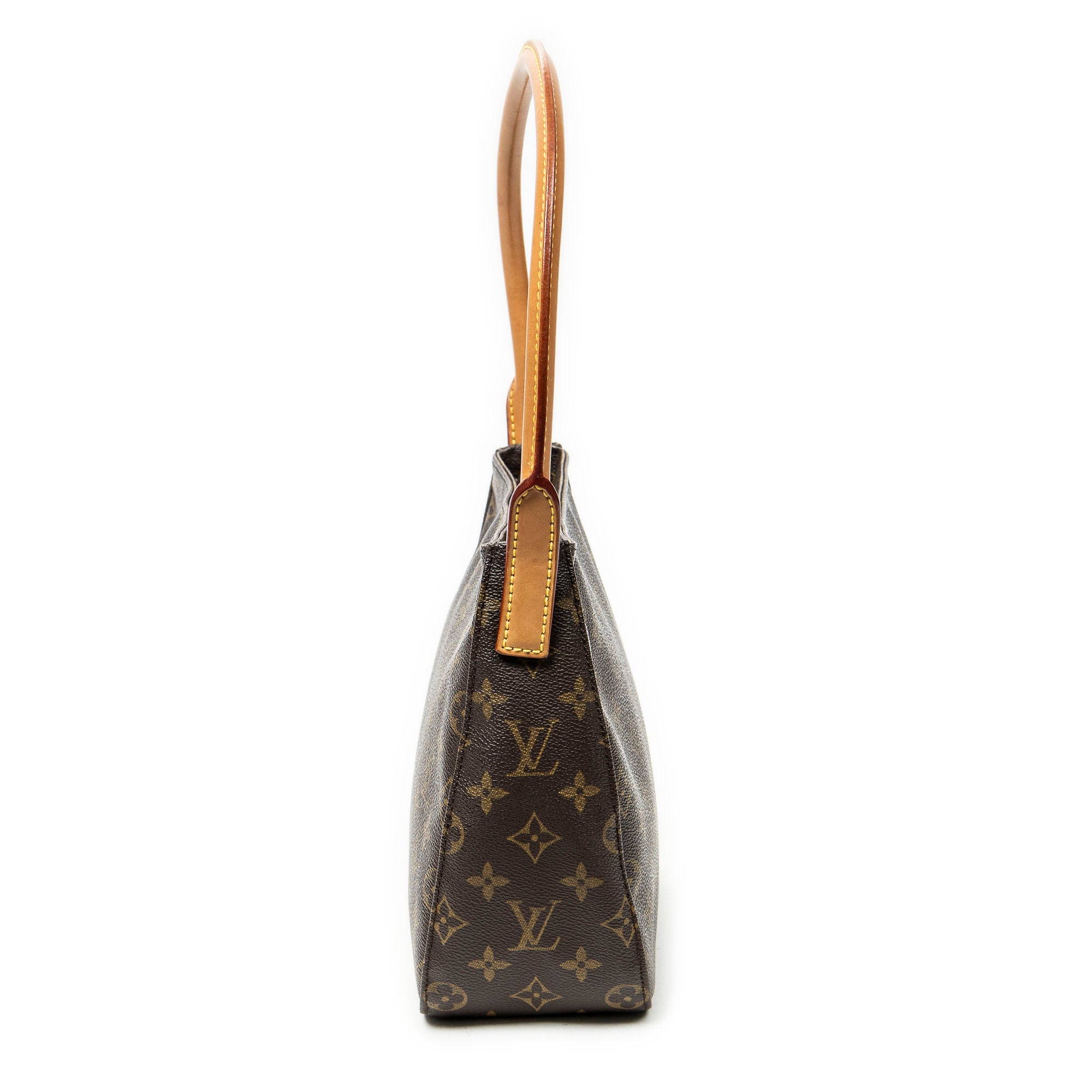 Shoulder Bag Looping MM Brown Monogram Canvas