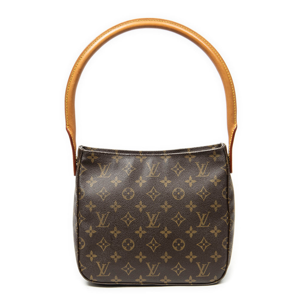 Shoulder Bag Looping MM Brown Monogram Canvas