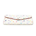 Wallet Sarah White Multicolore Monogram