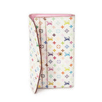 Wallet Sarah White Multicolore Monogram