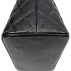 Shoulder Bag Timeless Medallion Tote Black Quilted Caviar Leather