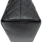 Shoulder Bag Timeless Medallion Tote Black Quilted Caviar Leather