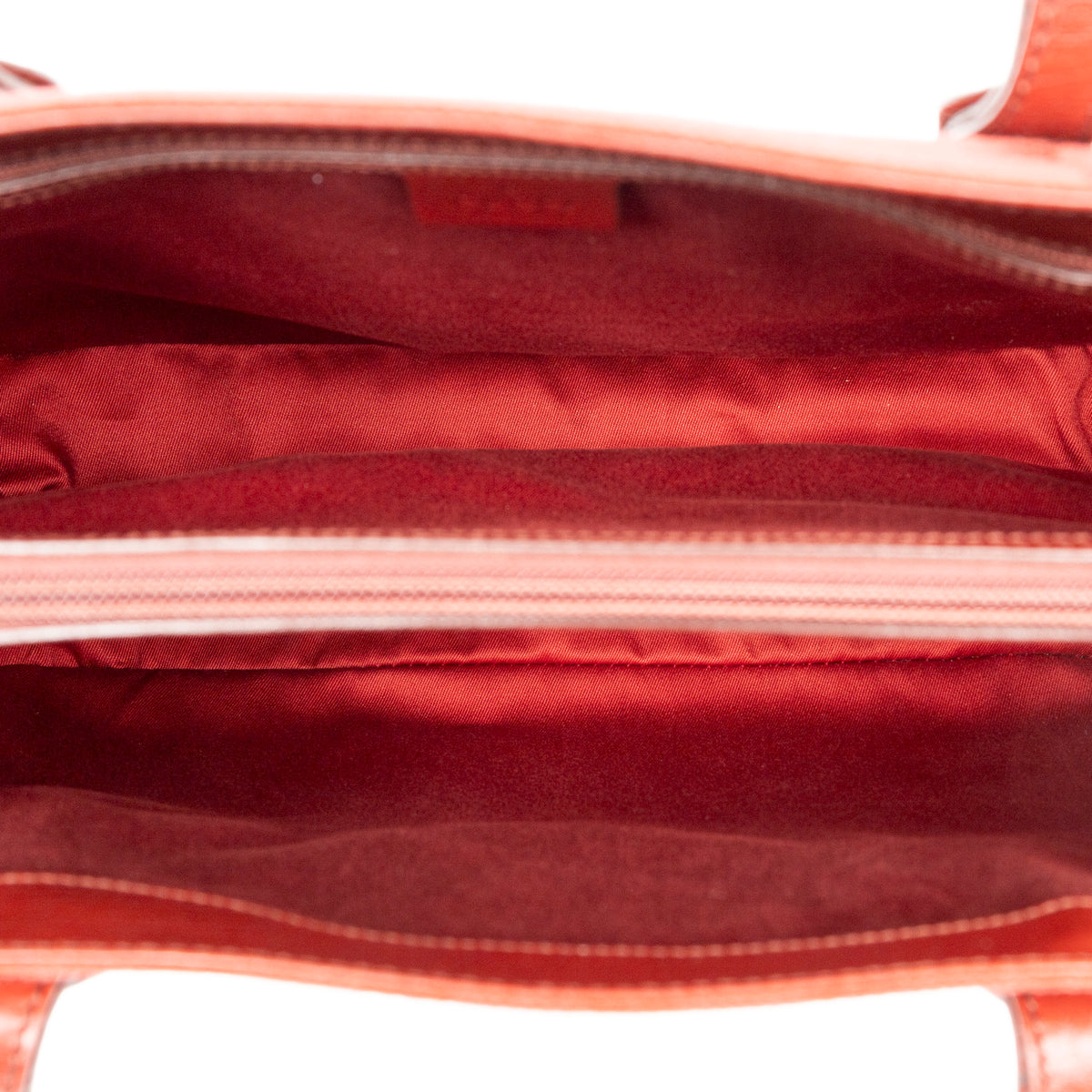 Shoulder Bag Square Bamboo Classic Tote Red Monogrammed Canvas