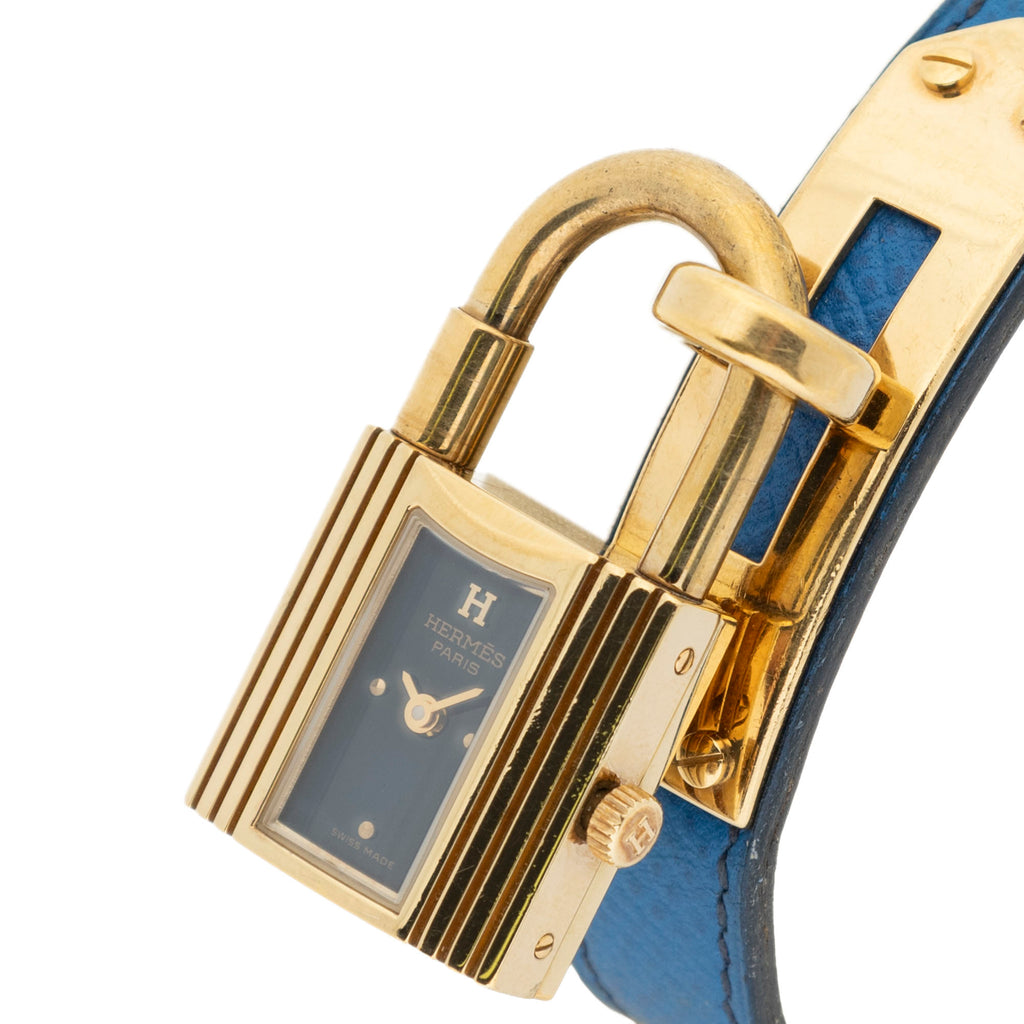 Watch Kelly Watch Blue Courchevel Leather