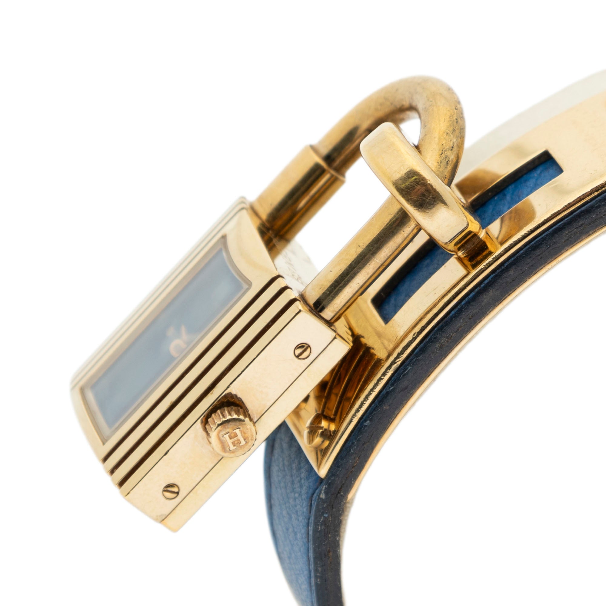Watch Kelly Watch Blue Courchevel Leather
