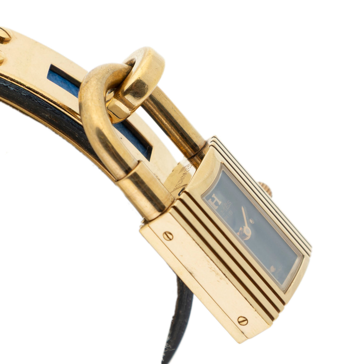 Watch Kelly Watch Blue Courchevel Leather