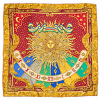 Scarf Scarf Red 100% Twill Silk