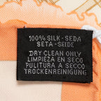 Scarf Scarf Orange 100% Twill Silk