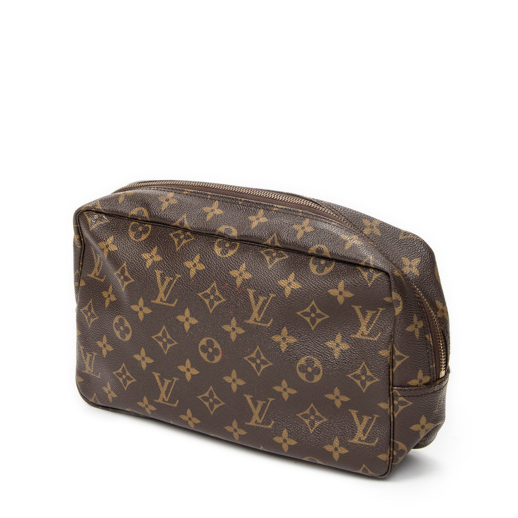 Pouch Toiletry Pouch GM Brown Monogram Canvas