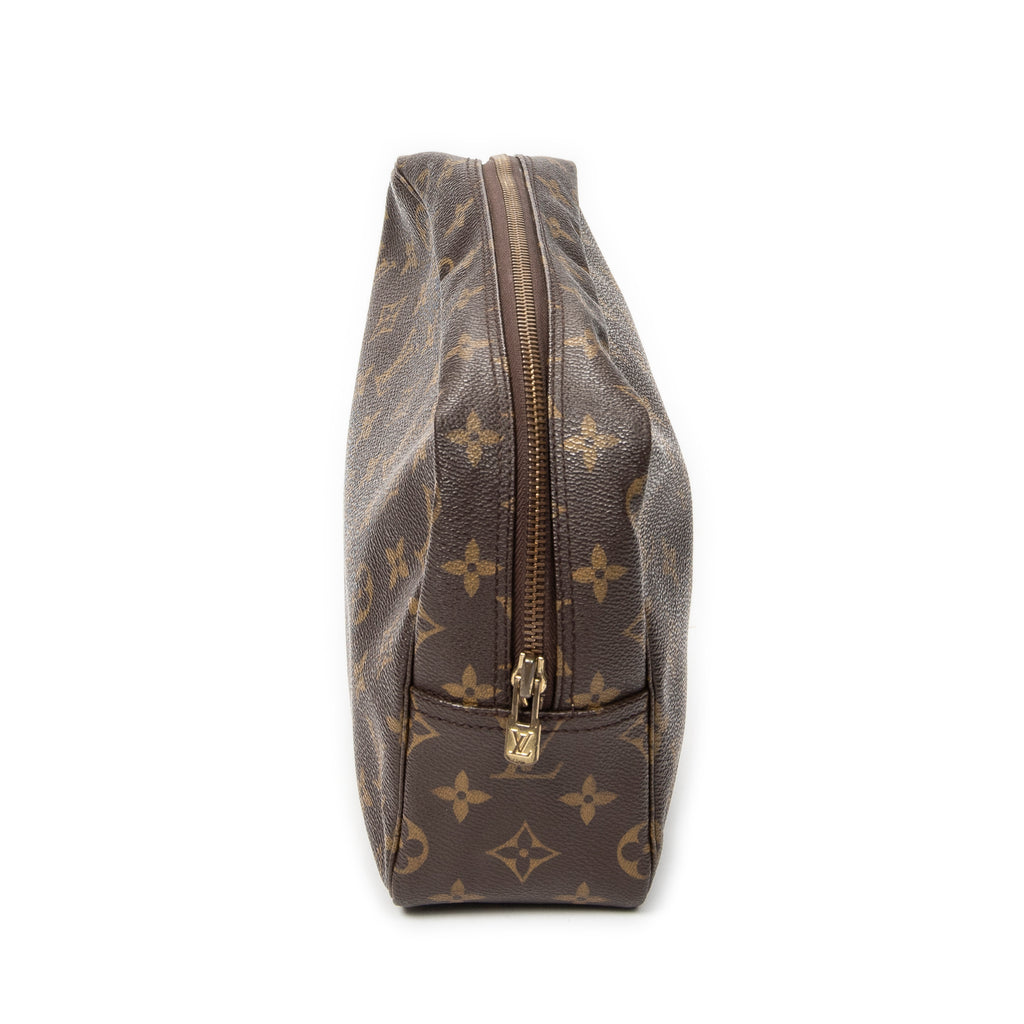Pouch Toiletry Pouch GM Brown Monogram Canvas
