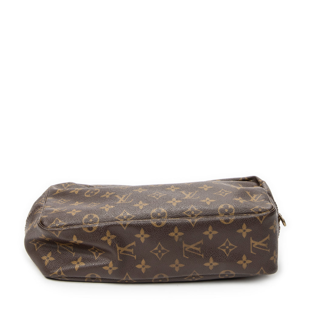 Pouch Toiletry Pouch GM Brown Monogram Canvas