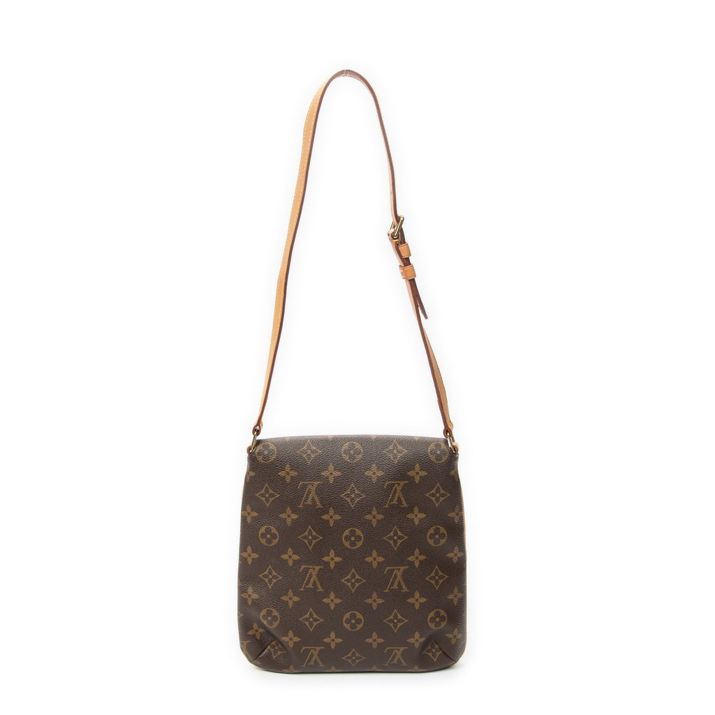 Shoulder Bag Musette Salsa Brown Monogram Canvas