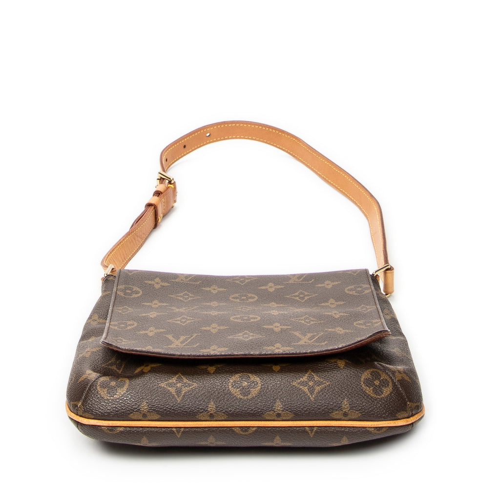 Shoulder Bag Musette Salsa Brown Monogram Canvas