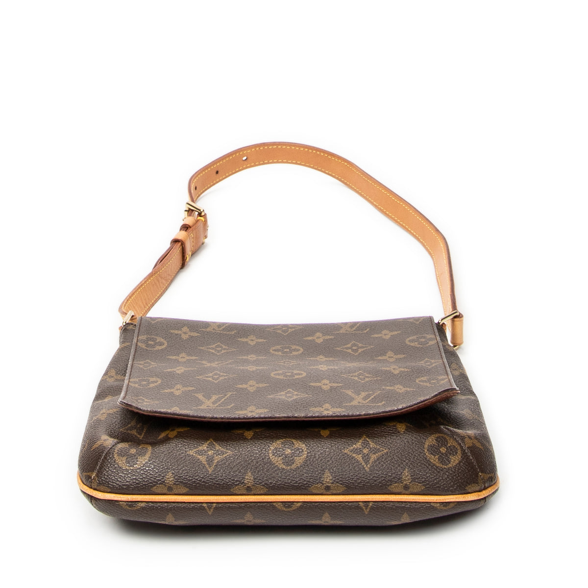 Shoulder Bag Musette Salsa Brown Monogram Canvas