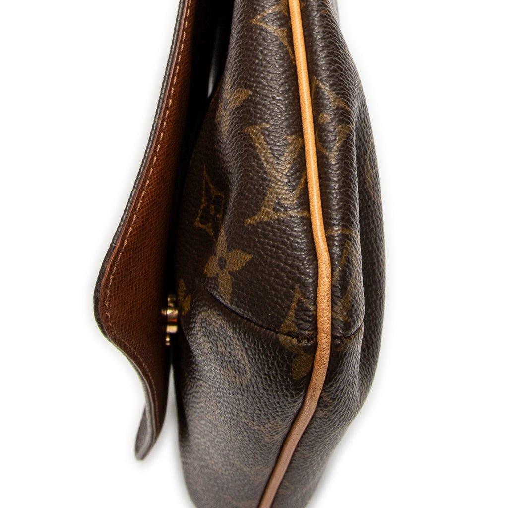 Shoulder Bag Musette Salsa Brown Monogram Canvas