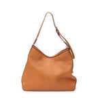 Shoulder Bag Medium Marrakech Hobo Tan Grained Calfskin Leather