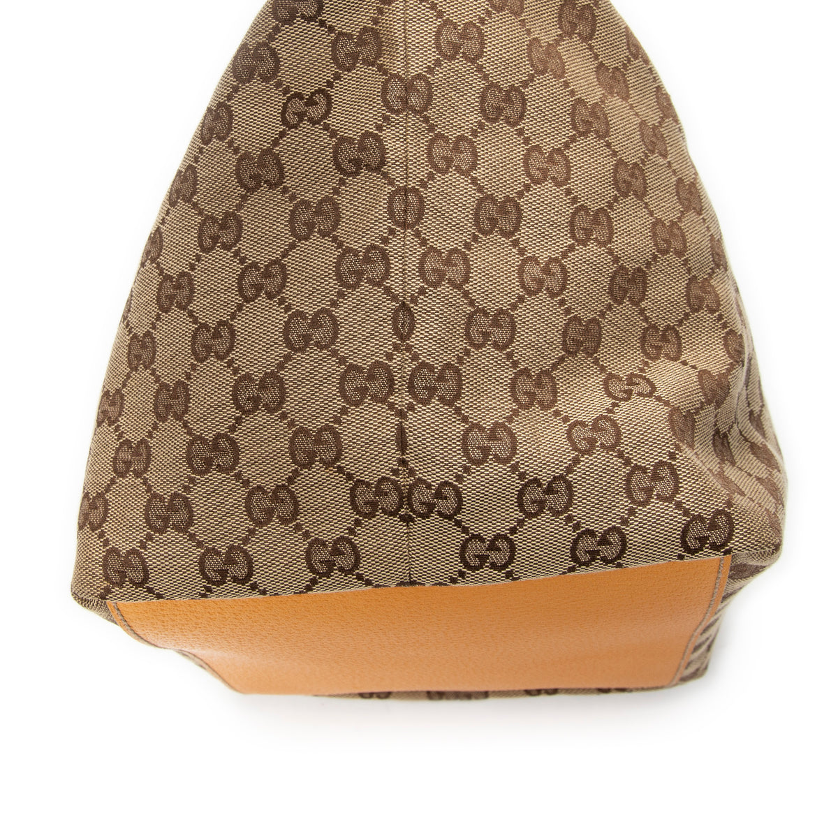 Shoulder Bag Medium Web Trapeze Tote Yellow Monogrammed Canvas