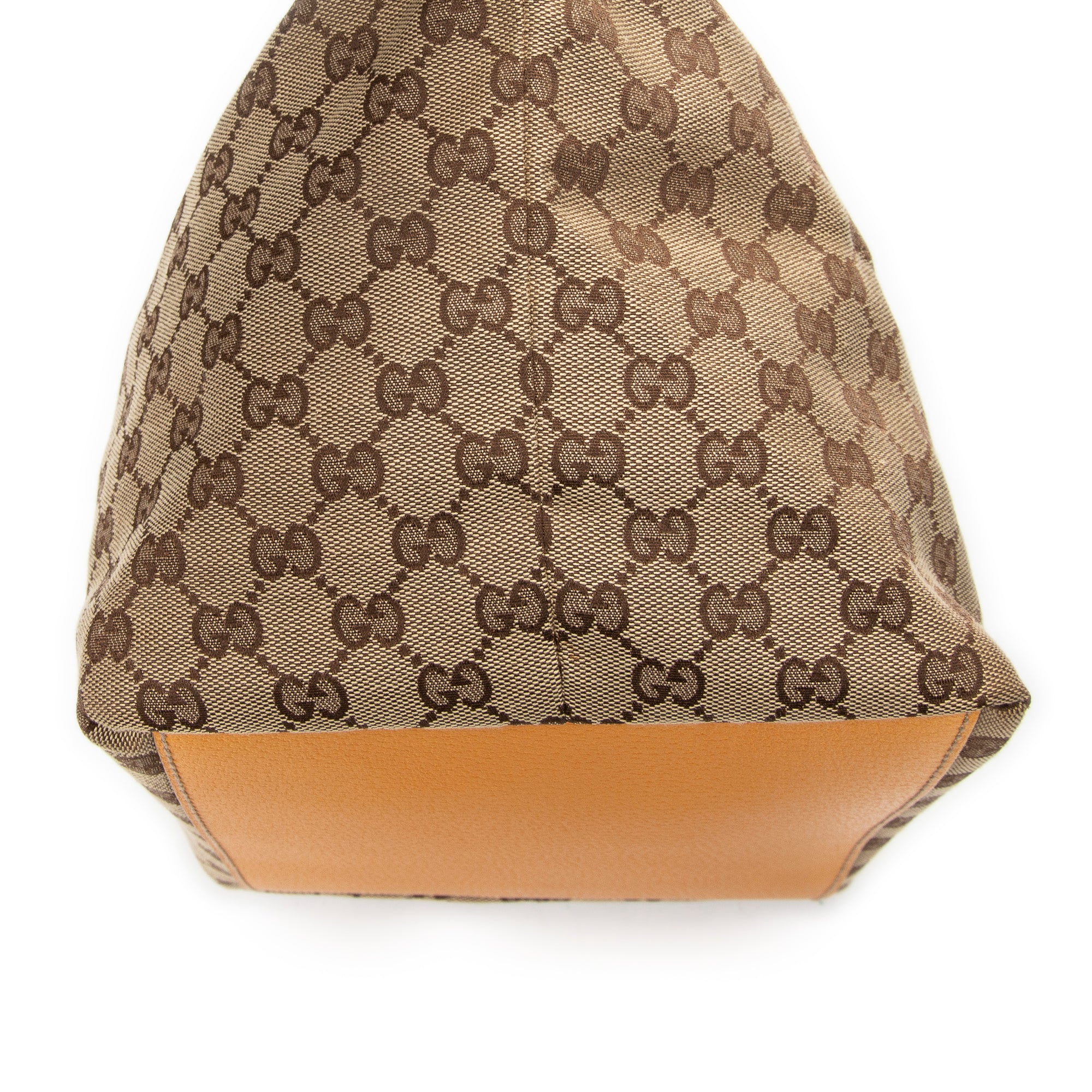 Shoulder Bag Medium Web Trapeze Tote Yellow Monogrammed Canvas