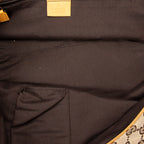 Shoulder Bag Medium Web Trapeze Tote Yellow Monogrammed Canvas