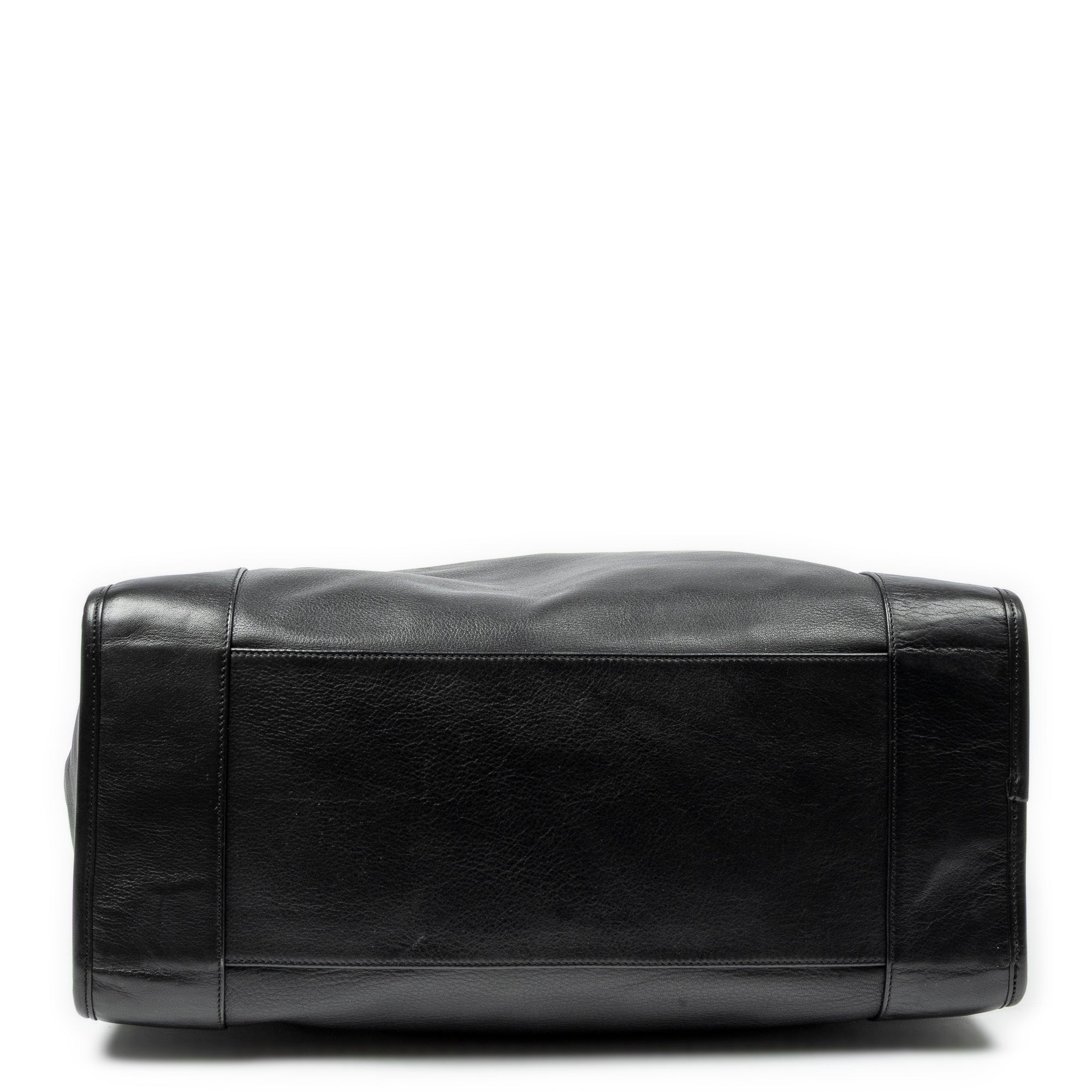 Handbag Amazona 40 Black Calfskin Leather