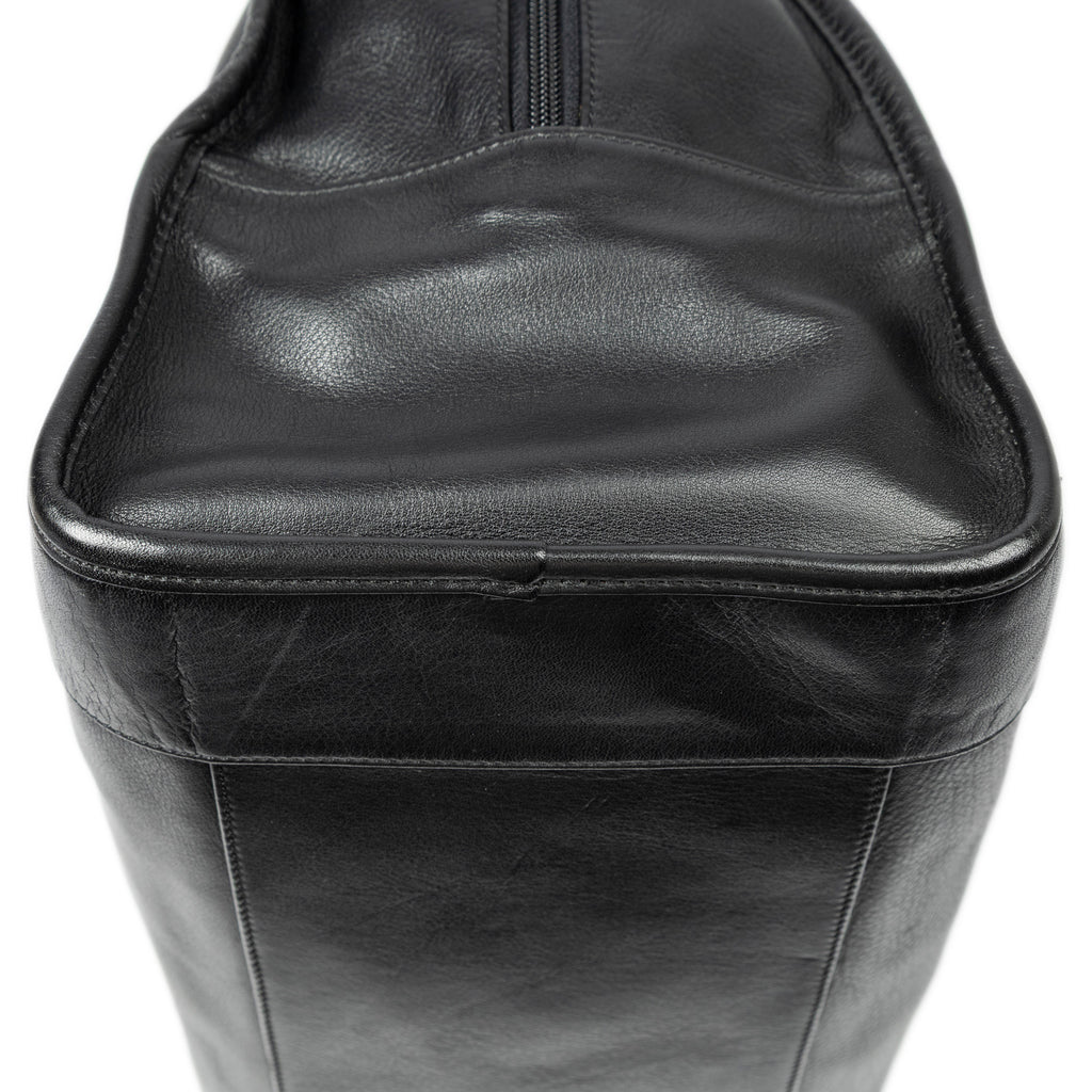 Handbag Amazona 40 Black Calfskin Leather