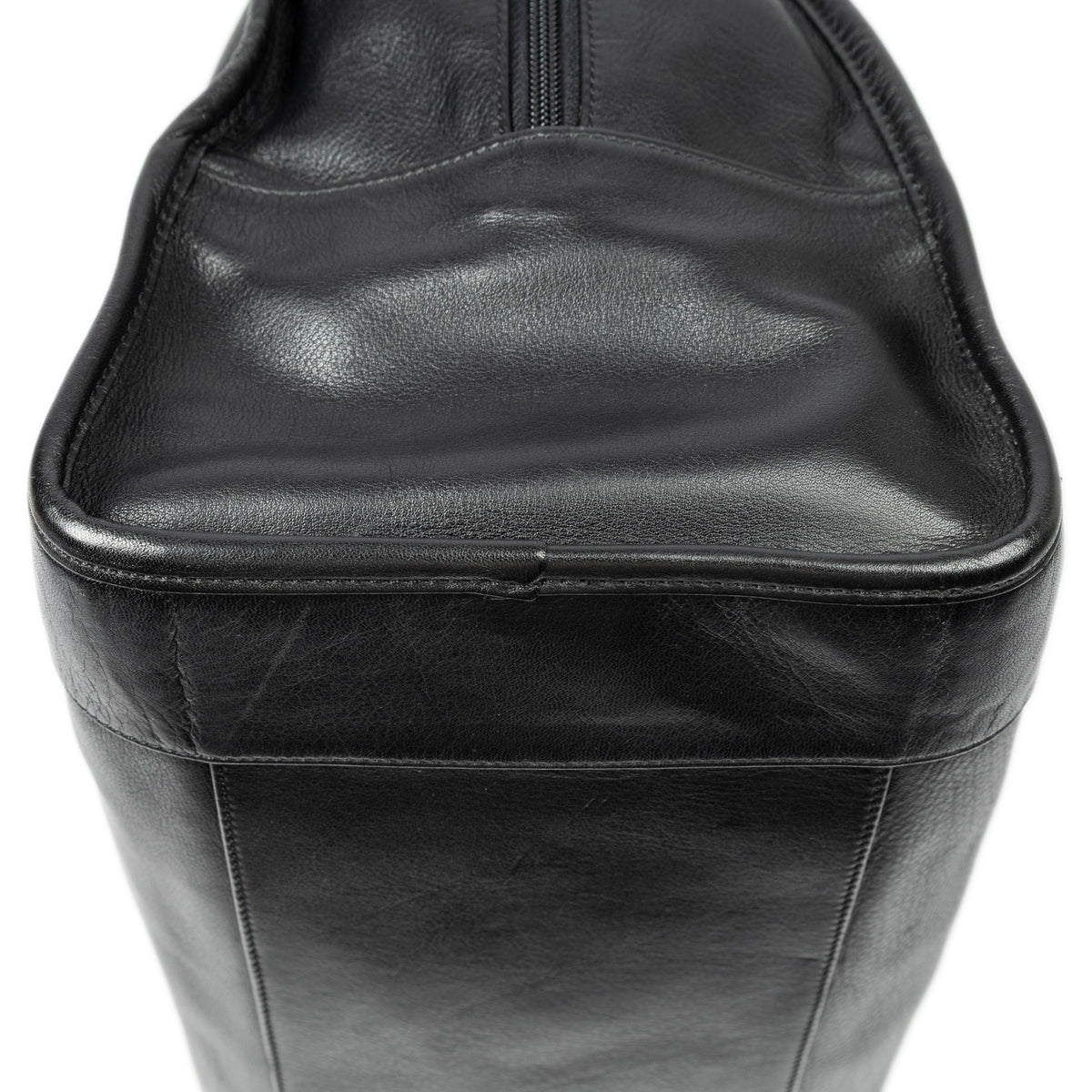 Handbag Amazona 40 Black Calfskin Leather