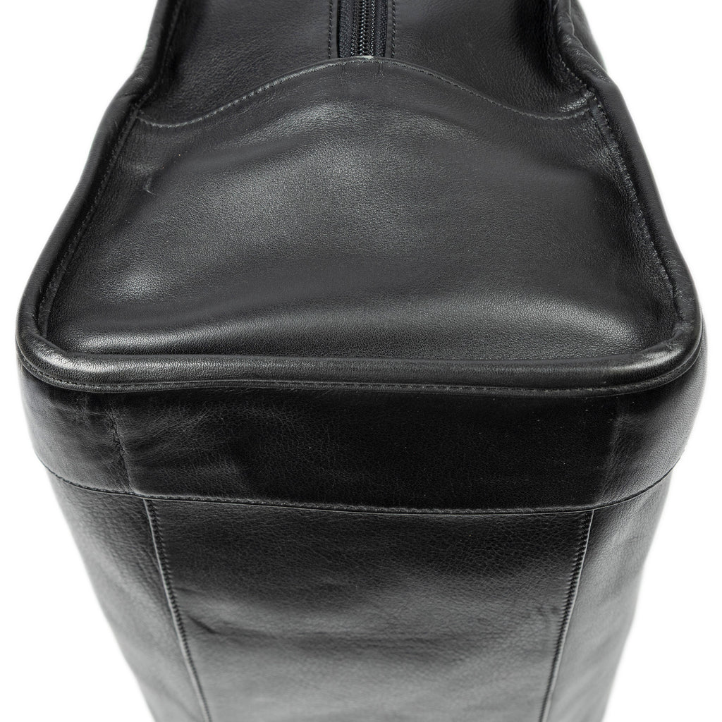 Handbag Amazona 40 Black Calfskin Leather