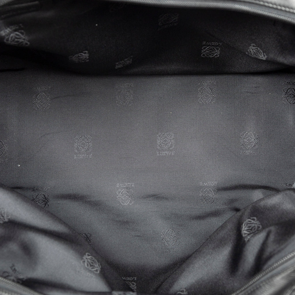 Handbag Amazona 40 Black Calfskin Leather