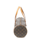 Handbag Papillon 30 Brown Monogram Canvas