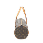 Handbag Papillon 30 Brown Monogram Canvas