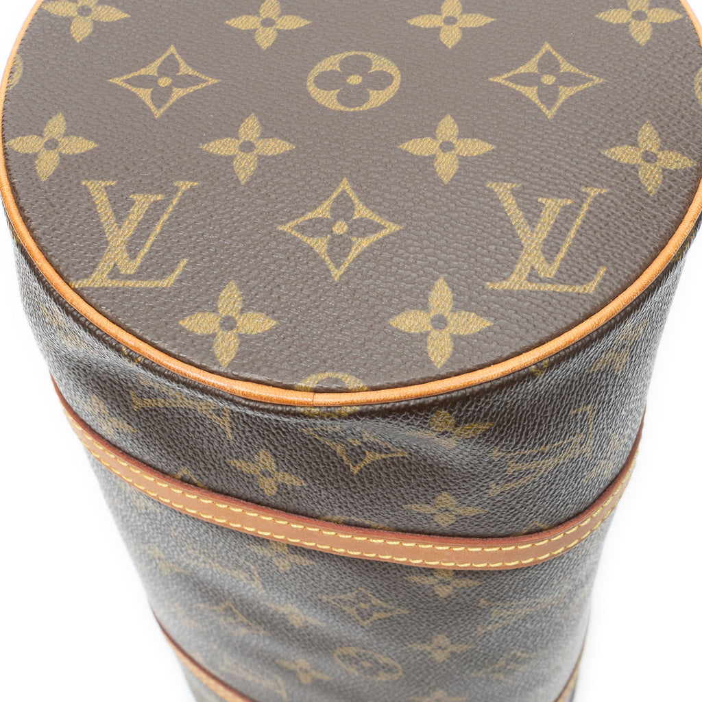 Handbag Papillon 30 Brown Monogram Canvas